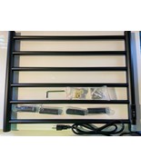 Bathroom Towel Warmer Rack Black 24&quot; Wide 19&quot; Long - $34.65