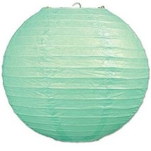 Mint Green Paper Lanterns 9.5 Inch 3 Pack Mint Green Party Supplies Deco... - $25.64