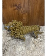 Beadworx by Grassroots Lion Handcrafted Beaded Wire Figurine Lion King D... - €34,01 EUR