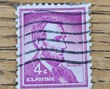 US Stamp Abraham Lincoln 4c Used Purple - £0.73 GBP