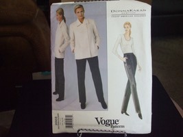 Vogue Donna Karan 2003 Misses Lined Jacket &amp; Pants Pattern - Size 14/16/18 - £15.52 GBP