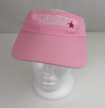 Southwest Stars Swimming Women&#39;s Adjustable Visor Cap Hat 100% Cotton - £9.08 GBP