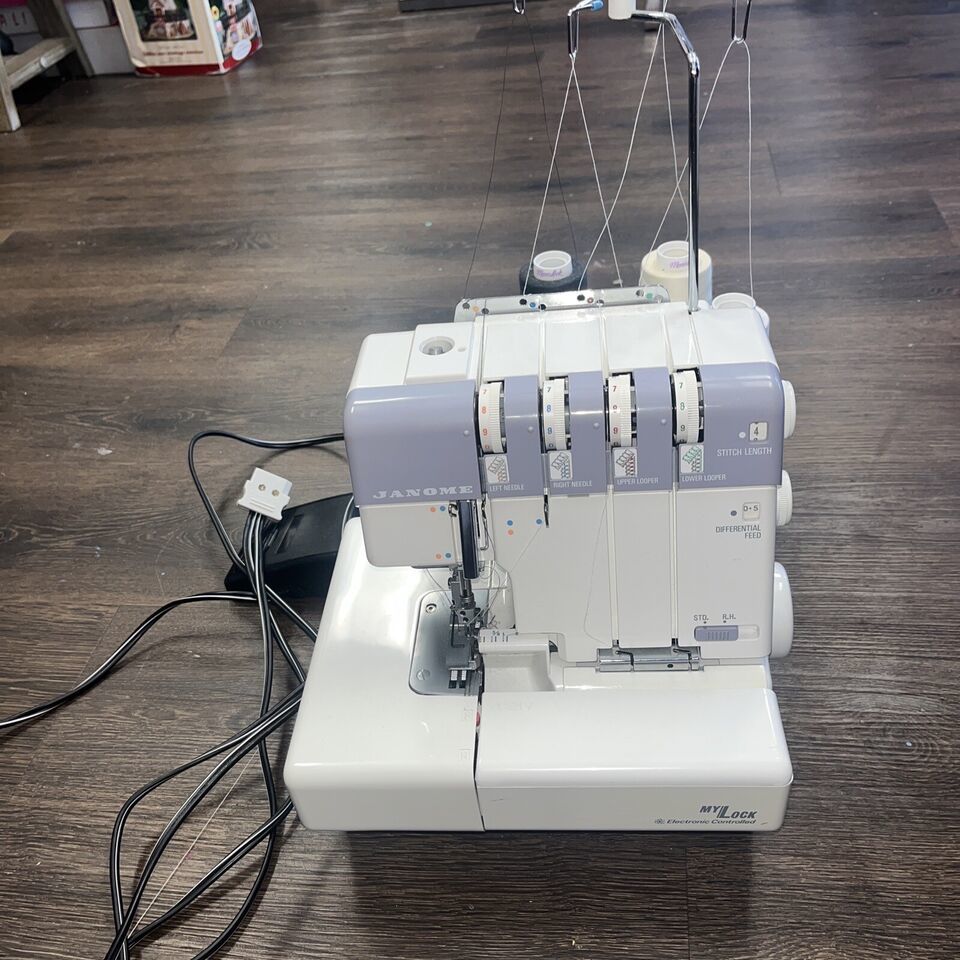 Janome 634D MyLock Serger with 2Needles Electronic Controlled with