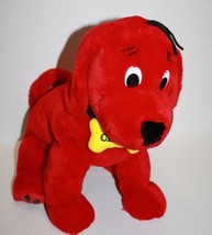Kohls Cares Clifford Dog 14&quot; Red Plush Yellow Bone Collar Plastic Eye Stuffed 03 - £9.16 GBP