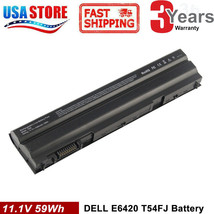 58Wh T54Fj E6420 Battery For Dell Latitude M5Y0X E5420 E6430 E6520 8858X... - $30.39