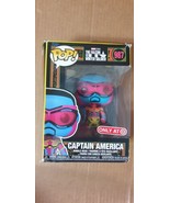 Funko POP! Marvel Captain America #987 Black Light (Damaged Package) - $4.95
