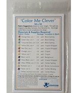 Color Me Clever Toadusew 54x54 Quilt Pattern - £6.99 GBP