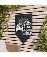 Custom Pennant Banner: &quot;Find Yourself&quot; Vintage Nature Illustration, Dura... - £38.03 GBP+