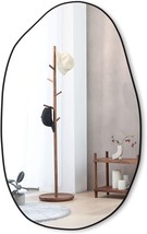 RACHMADES 33.5×20.5 inches Irregular Wall Mirror, Asymmetrical Mirror, Large - £72.32 GBP
