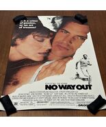 Vintage 1987 Original Movie Poster VHS Release NO WAY OUT  26&quot; x 38&quot; Cos... - $48.41 CAD