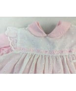 Pink vintage Toddler baby Dress C I Castro &amp; Co Pinafore Style 24 months - $40.72 CAD