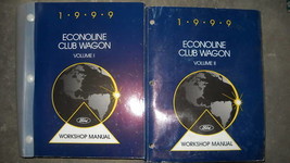 1999 Ford Econoline Club Wagon Service Shop Repair Workshop Manual Set OEM - £70.78 GBP