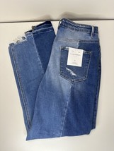 Women’s Flying Monkey Jeans Size 30 Distressed Pants Blue Denim - £20.67 GBP