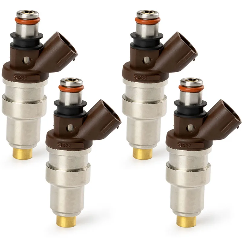 OEM # 23250-75050 23209-79095 FJ377 Fuel Supply Injector Nozzle 4PCS for Toyota - £89.52 GBP