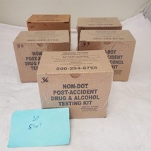 NON-Dot Post Accident Drug &amp; Alcohol Testing Kit Lot of 5 - $49.50