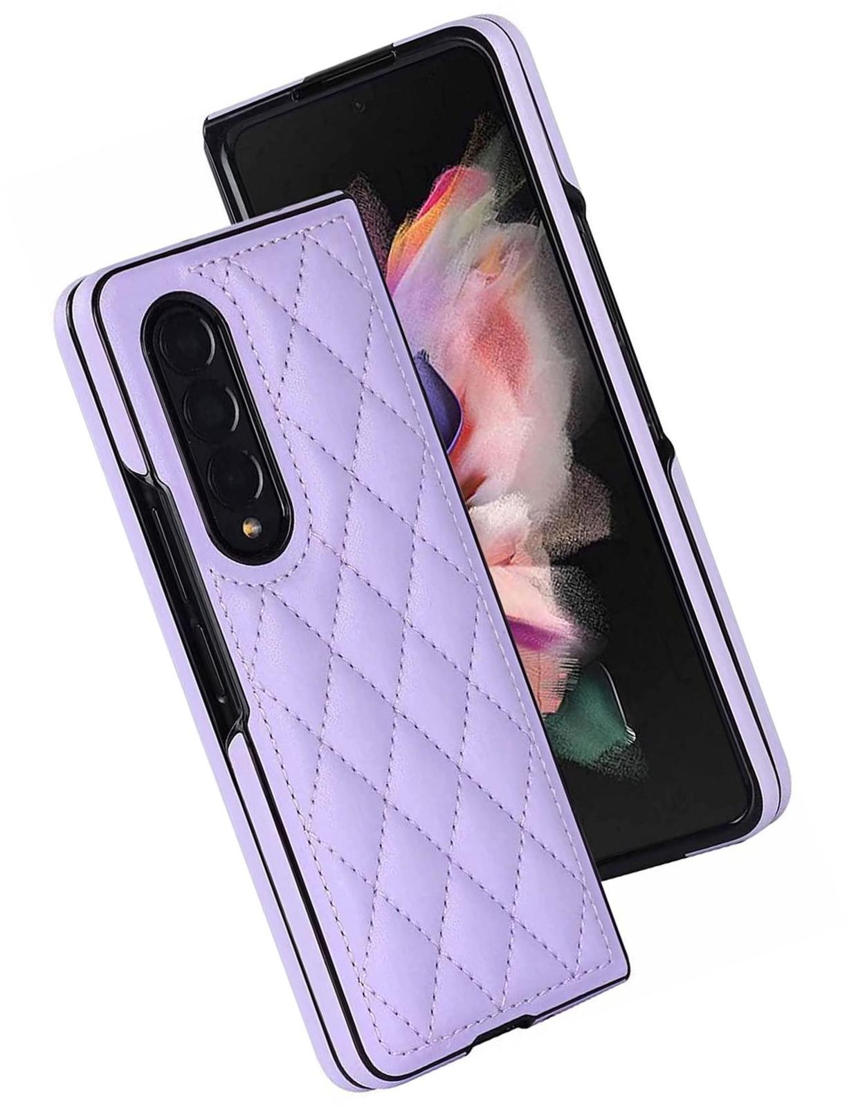 Case for Samsung Galaxy Z Fold 3Z Fold 4PU Leather Flip 3