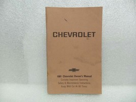 1981 Chevrolet Chevy Owners Manual 16099 - £13.23 GBP