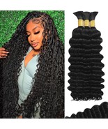 Human Braiding Hair for Boho Braids 120g 20 Inch 12A Deep Water Wave Bul... - $55.99