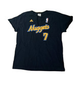 Pre-Owned Adidas Womens NBA Denver Nuggets Basketball Cut V-Neck Shirt S... - £7.96 GBP