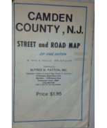 Camden County, N.J. Street and Road Map - 1979 - $7.95