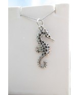 Seahorse Sterling Silver Pendant Necklace on 18&quot; Chain - $32.99