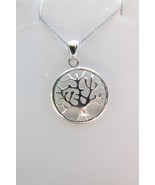 Tree of Life Sterling .925 Silver Pendant Necklace on 18&quot; Chain Necklace - $32.99