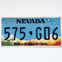  United States Nevada Home Means Nevada Passenger License Plate 575 G06 - £13.25 GBP