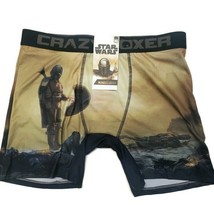 Star Wars The Mandalorian Boxer Briefs Mens Size Xl Crazy Boxer - $10.19