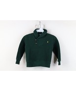 Vintage 90s Ralph Lauren Toddler Size 4T Faded Knit Collared Shawl Sweat... - $40.55 CAD