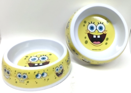 ( Lot 2 )SpongeBob SquarePants Dog, Cat Pet Kitten Food Water Pet Bowls ... - $22.76