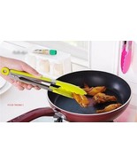 Kitchen S Steel Food Thongs Bread BBQ Grill Steak Bacon Salad Clamp X 3 Pcs - $21.80 CAD