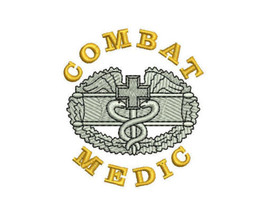 US ARMY COMBAT MEDIC MEDICS EMT Embroidered Polo Shirt Embroidered Gift - £27.61 GBP