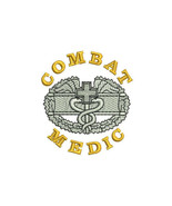 US ARMY COMBAT MEDIC MEDICS EMT Embroidered Polo Shirt Embroidered Gift - $641.12 MXN+