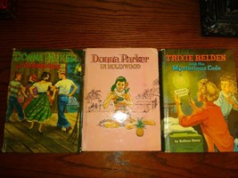 Whitman Hardcover Vintage Books Lot Of 3 - Donna Parker - Trixie Belden - £52.19 GBP