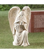 Praying Angel Memorial Garden Statue Kneeling Large Wings Yard Patio Dec... - $1,174.93 MXN