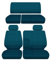 Fits 93-98 Toyota T100 front 60/40 with armrest and Rear bench truck seat covers - £109.83 GBP