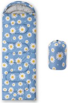 Kids Sleeping Bag For Boys Girls,Rocket Moon Print-Lightweight Warm Portable - £44.06 GBP