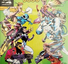 1994 Marvel Comics UK GenetiX vs Gene Dogs #4 Comic Book Vintage Rematch - £7.89 GBP