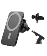 Magnetic Wireless Car Charger Mount Holder For iPhone 12 13 14 15 Plus P... - $12.16