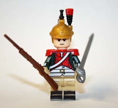 French Calvary Lancers Napoleonic War Waterloo Soldier Building Minifigu... - £6.40 GBP
