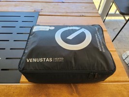 Venustas Unisex Heated Jacket Black Size Medium with Battery Pack 5V/7.5V - £54.91 GBP