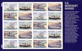 2011 44c U.S. Merchant Marine, Clipper, Sheet of 20 Scott 4548-4551 Mint F/VF NH - $20.94