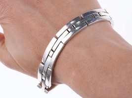 7.5&quot; Retro Mexican sterling bracelet - $143.55