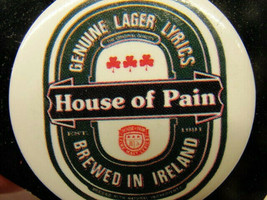 House of Pain Collectable Brewed in Ireland Badge Button Pinback Vintage NOS - £7.78 GBP