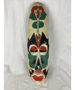 Hand Carved Hand Painted Ghost Soul Active Spirit Mask Art Décor - $83.86 CAD