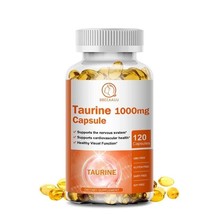 120 Capsules 1000Mg Taurine For Cardiovascular Health Antioxidant Muscle... - €25,78 EUR