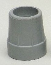Rubber walking cane tips -  GREY, GRAY, 1&quot; plug size,  NEV-A-SLIP brand ... - £5.57 GBP