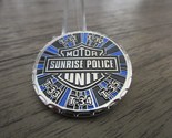 Sunrise police Motor Unit Florida 2010 Serialized #175 Challenge Coin #562U - $34.64