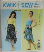 Kwik Sew Sewing Pattern 643 Skirts Misses XS-XL - $8.96