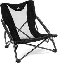 Cascade Mountain Tech Camping Chair - Low Profile Folding Chair for Camping, - £37.95 GBP